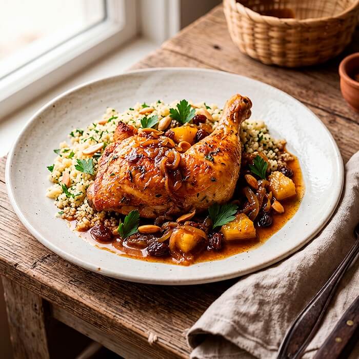 Receta de pollo marroquí con el chef Jorge Rausch